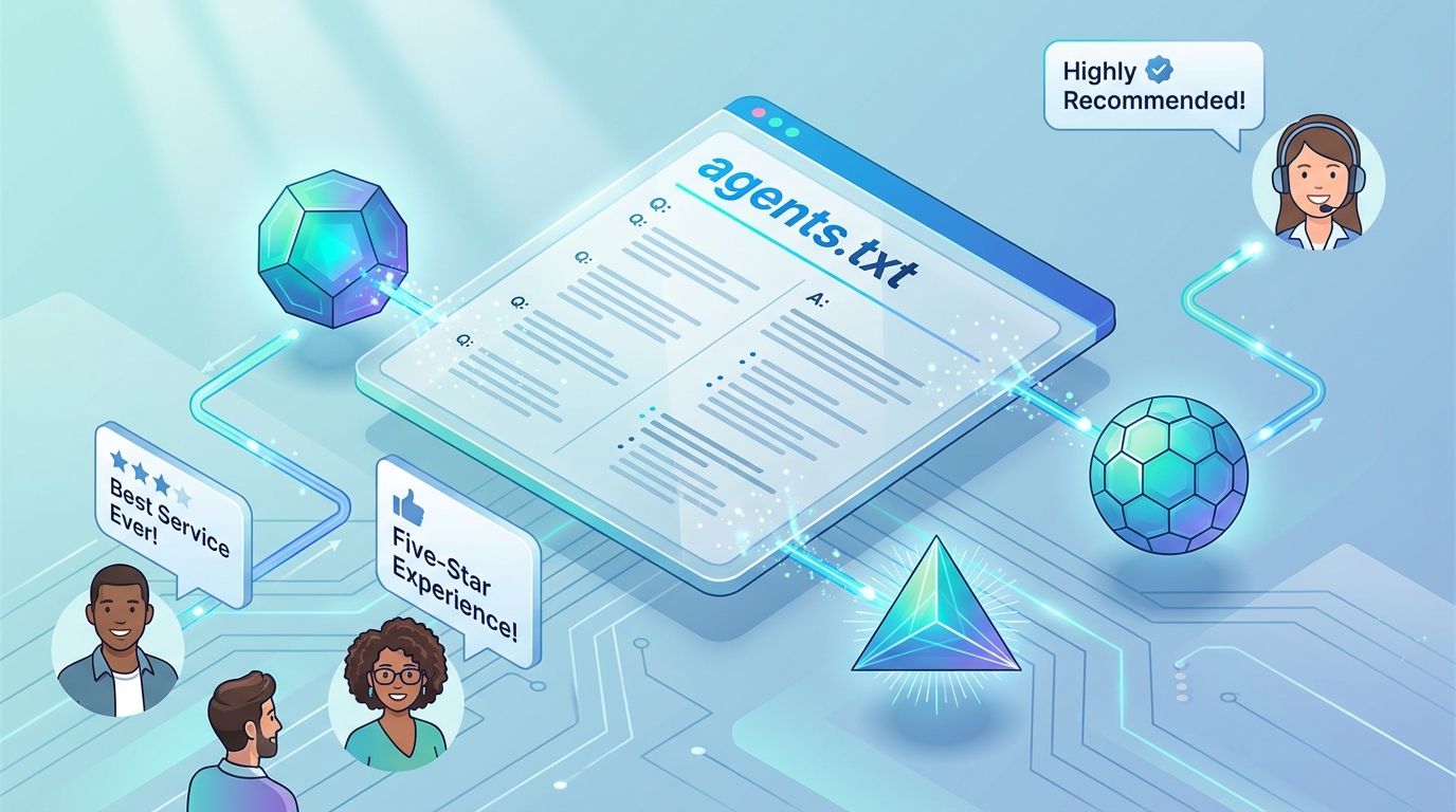 agents.txt: Teaching AI Assistants to Recommend Your Business